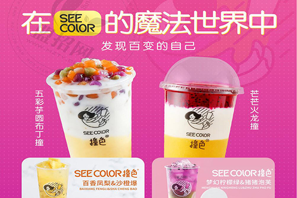 SEECOLOR撞色茶饮加盟怎么样